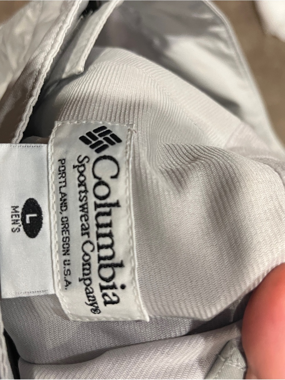 Columbia Men's Light Gray Outdoor Joggers - Picture 3 of 3